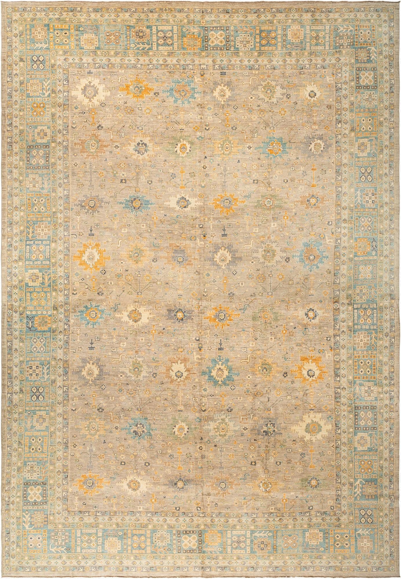 16' 11 x 22' 10 Oushak Rug