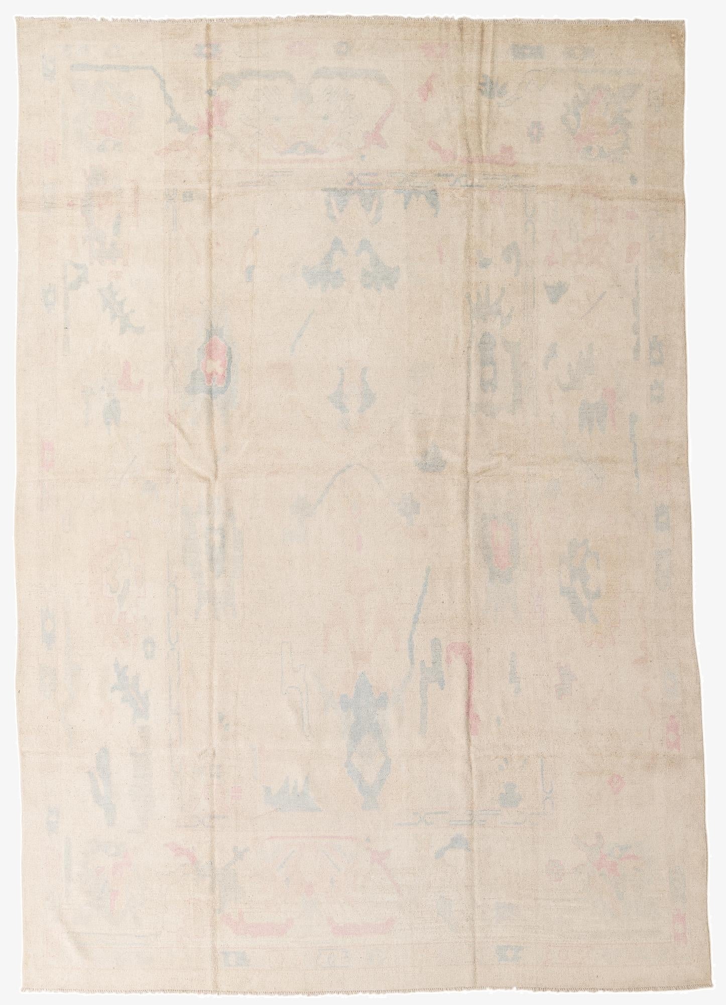 9' 9 x 14'  Hand Knotted Oushak Wool Rug