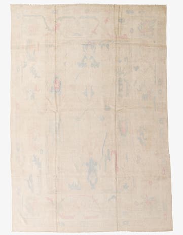 9' 9 x 14' Hand Knotted Oushak Wool Rug
