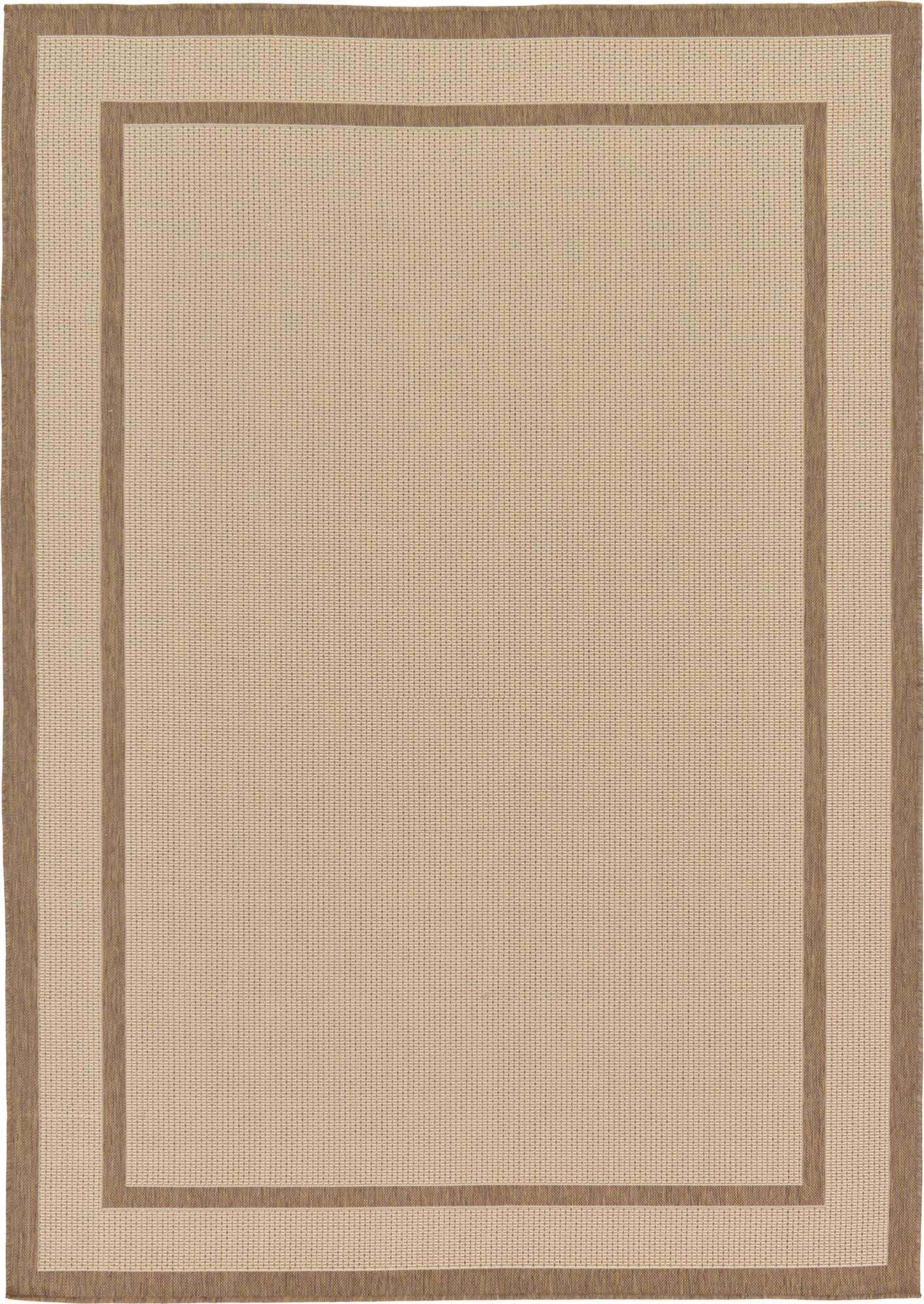 7' x 10' Easy-Clean Border Indoor / Outdoor Rug
