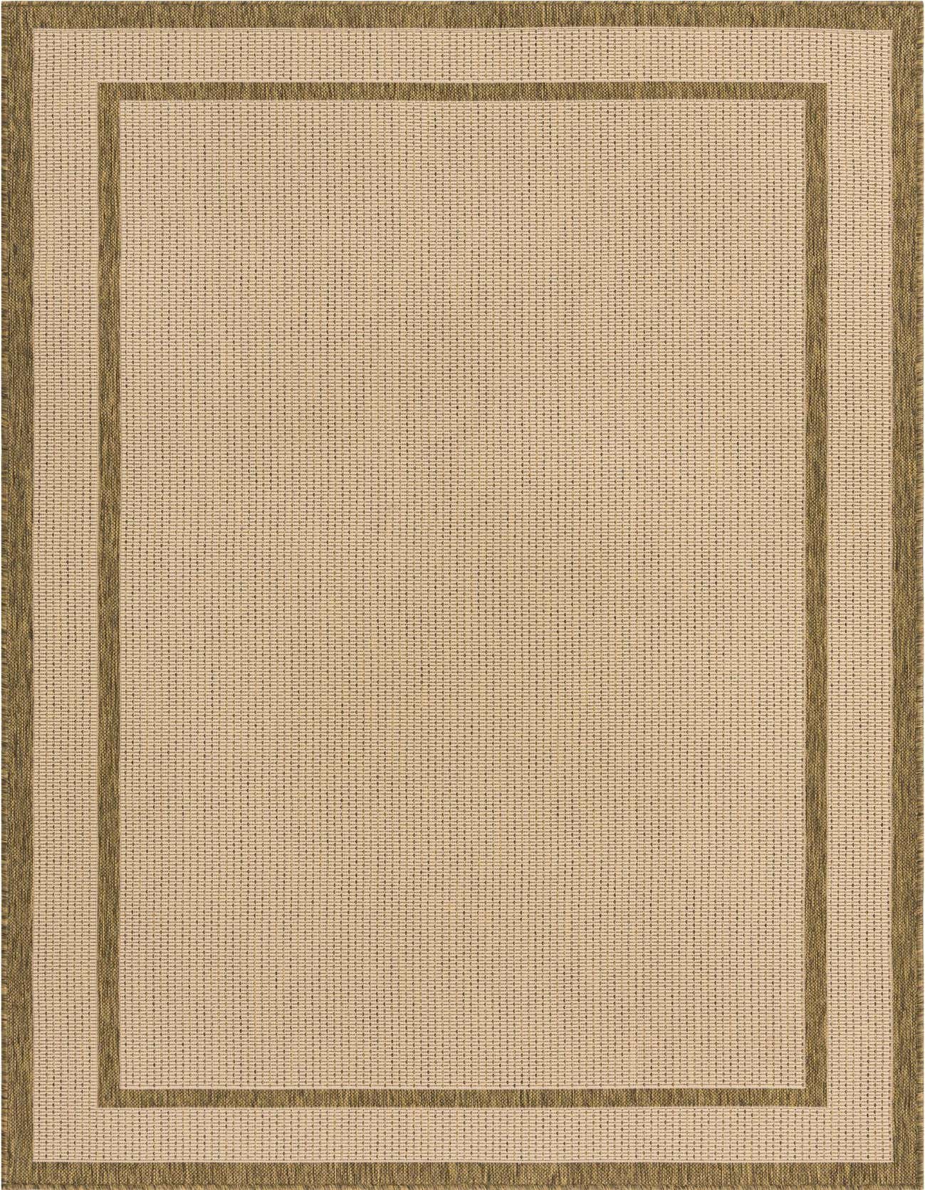 5' 3 x 8' Easy-Clean Border Indoor / Outdoor Rug