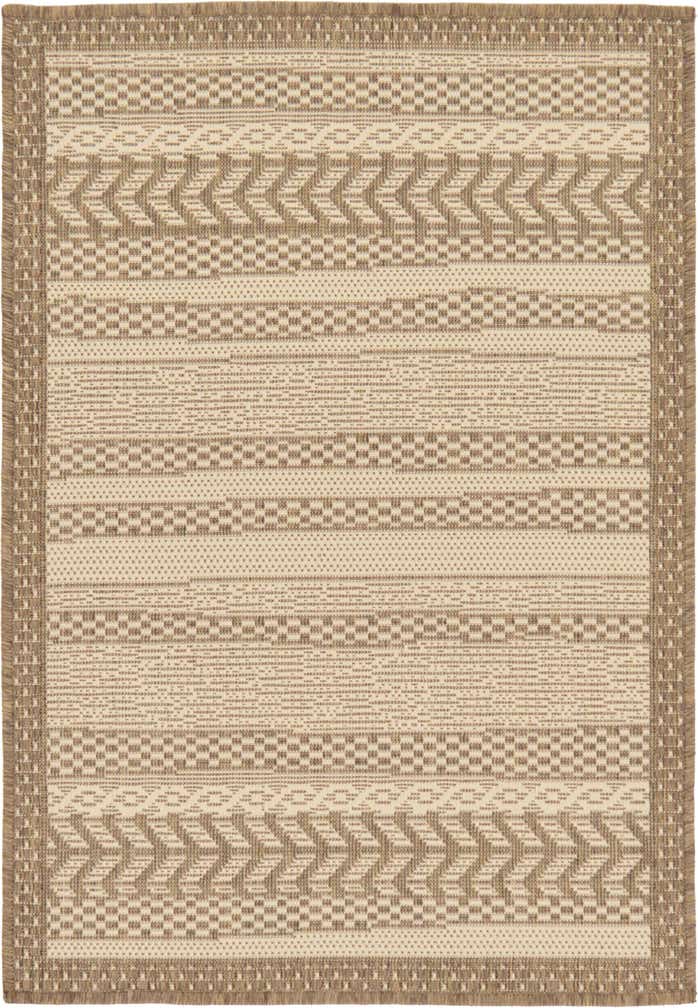 2' 2 x 3' Easy-Clean Border Indoor / Outdoor Rug