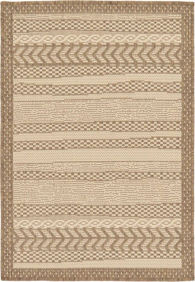 Detail image of 2' 2 x 3' Easy-Clean Border Indoor / Outdoor Rug