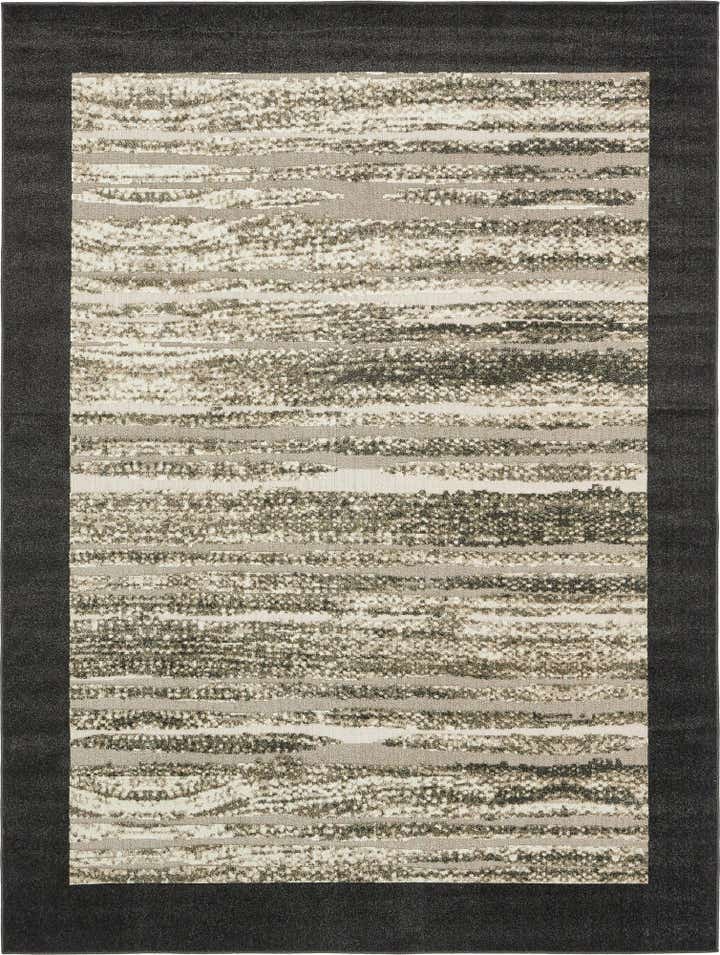 9' x 12' Easy-Clean Border Indoor / Outdoor Rug