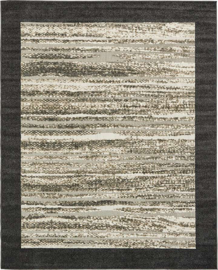 8' x 10' Easy-Clean Border Indoor / Outdoor Rug
