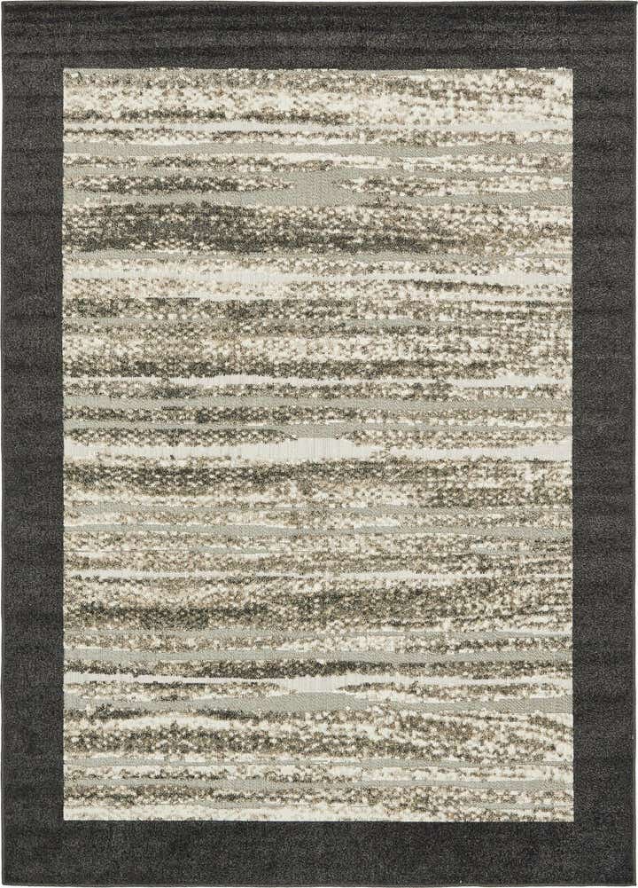 7' x 10' Easy-Clean Border Indoor / Outdoor Rug