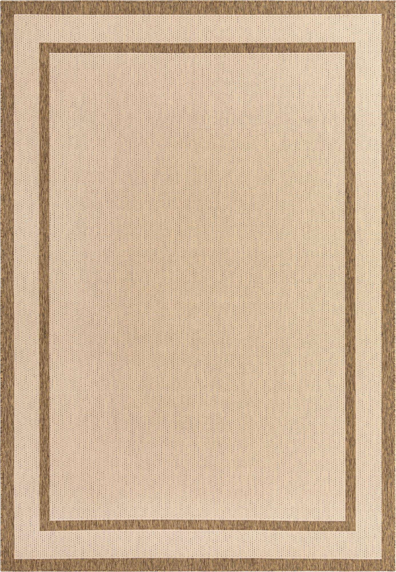 245cm x 345cm Leicht zu reinigen Border Innen- / Außenbereich Teppich