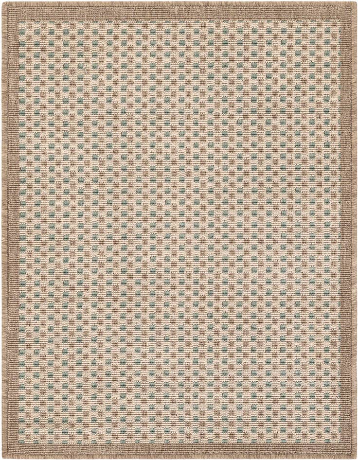 Detail image of 2' x 3' Easy-Clean Border Indoor / Outdoor Rug