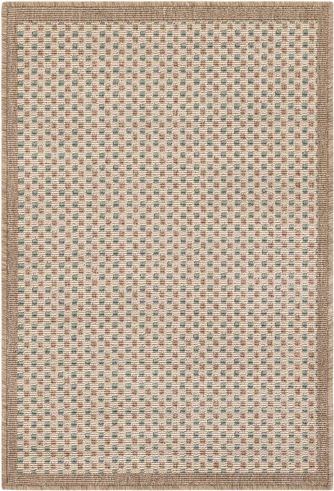 2' x 3' Easy-Clean Border Indoor / Outdoor Rug