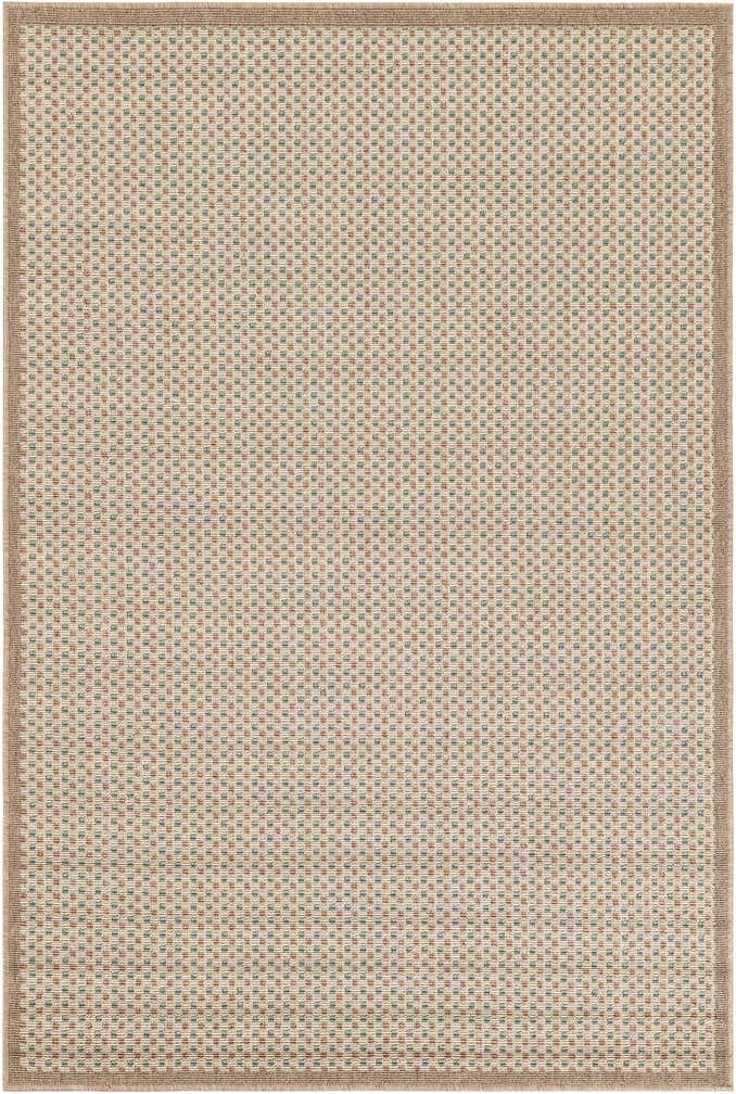4' x 6' Easy-Clean Border Indoor / Outdoor Rug