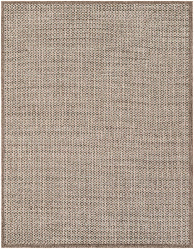 Detail image of 5' x 8' Easy-Clean Border Indoor / Outdoor Rug
