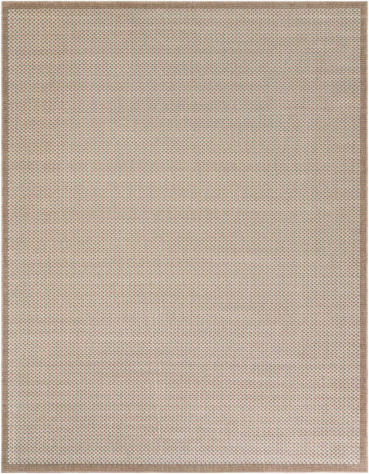 Detail image of 7' 10 x 10' Easy-Clean Border Indoor / Outdoor Rug