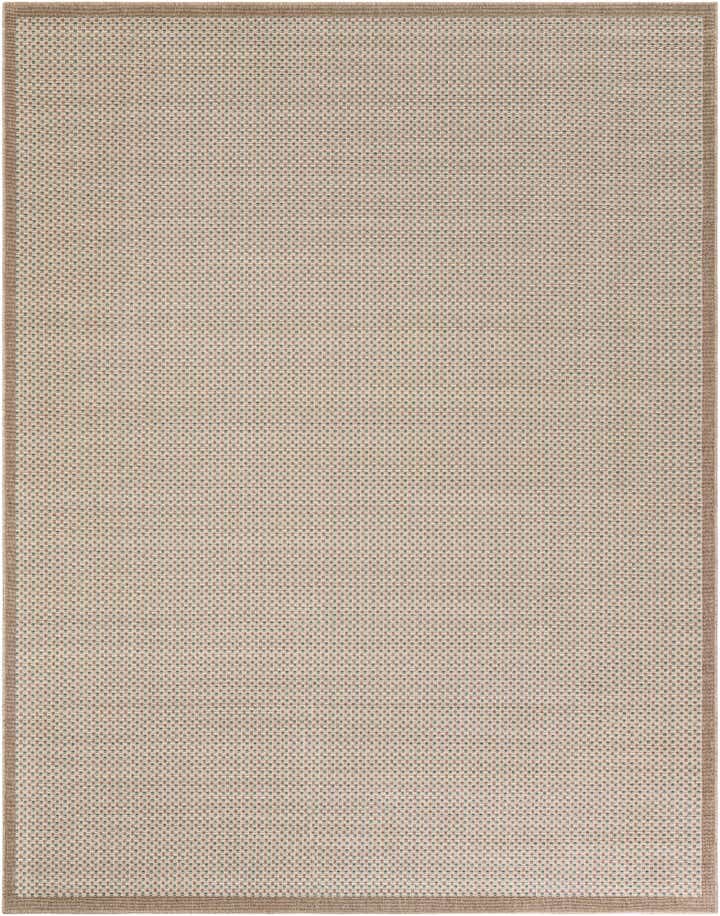 7' 10 x 10' Easy-Clean Border Indoor / Outdoor Rug