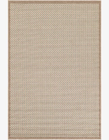 4' x 6' Easy-Clean Border Indoor / Outdoor Rug