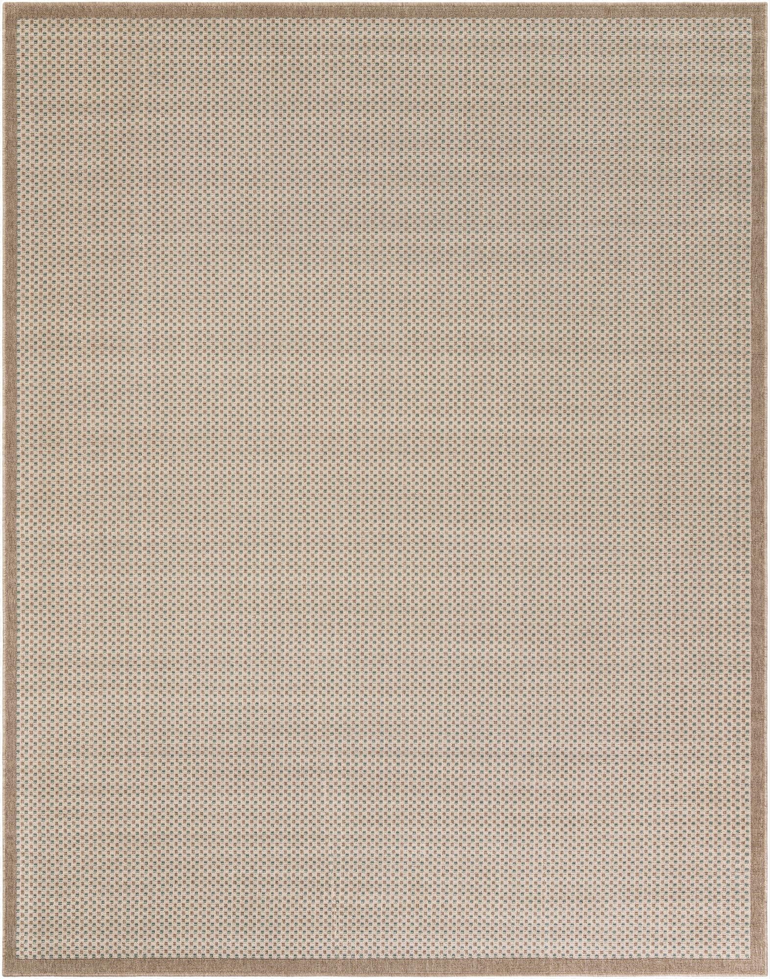 Primary image  7' 10 x 10'  Washable Border Indoor / Outdoor Rug
