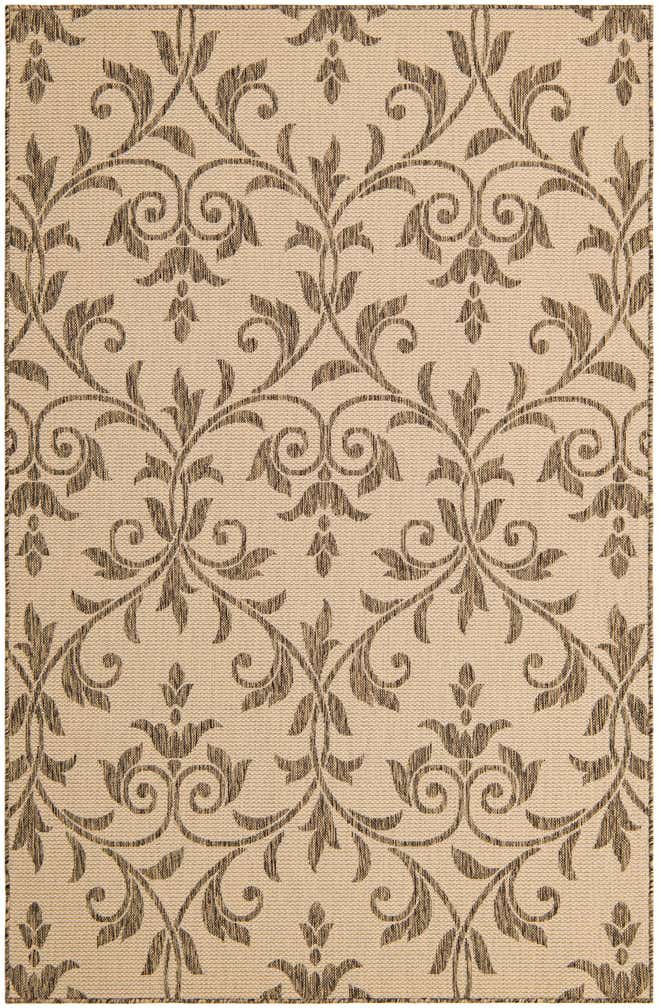160cm x 245cm Facile à nettoyer Botanical Tapis Intérieur / Extérieur