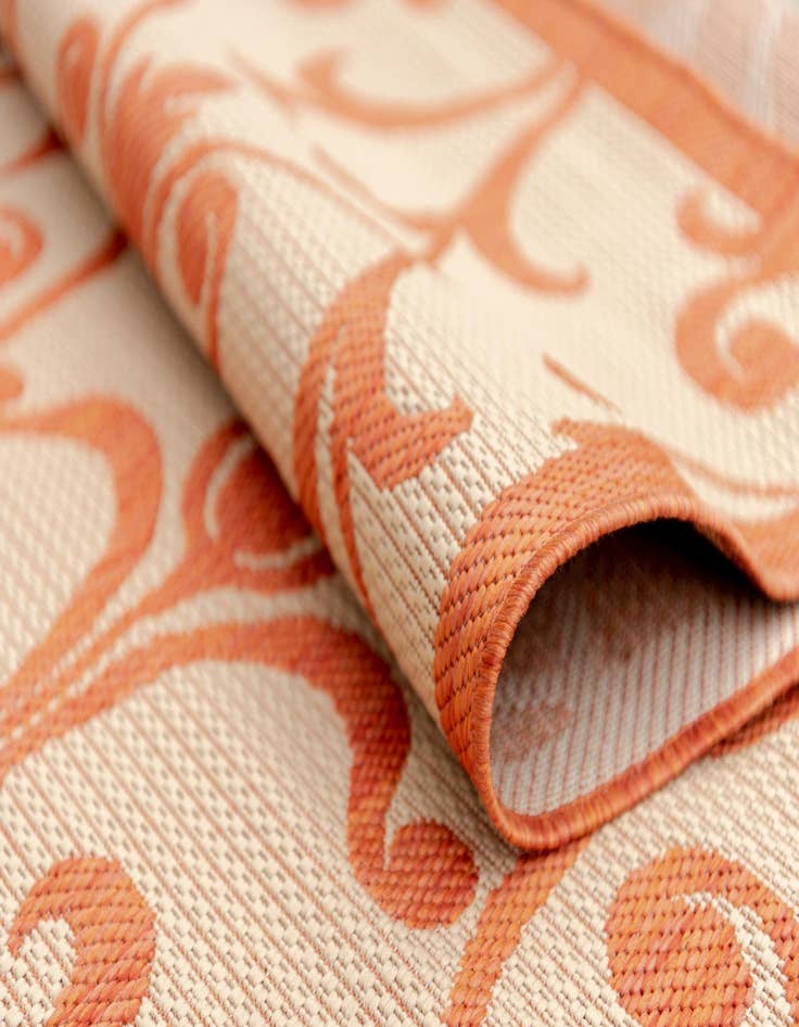 Detail image of 5' 3 x 8'  Washable Botanical Indoor / Outdoor Rug