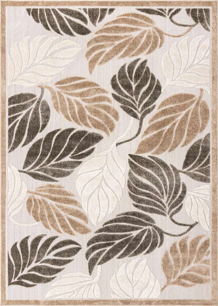 6' x 9' Easy-Clean Botanical Indoor / Outdoor Rug