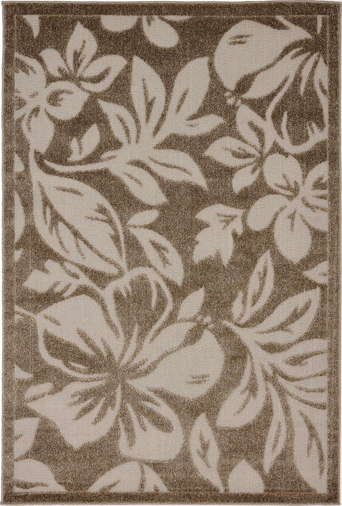 4' x 6' Easy-Clean Botanical Indoor / Outdoor Rug