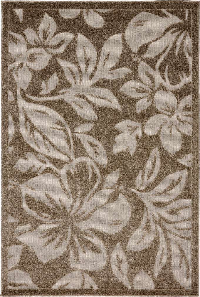 4' x 6' Easy-Clean Botanical Indoor / Outdoor Rug