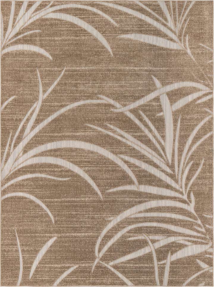 8' x 10' Easy-Clean Botanical Indoor / Outdoor Rug