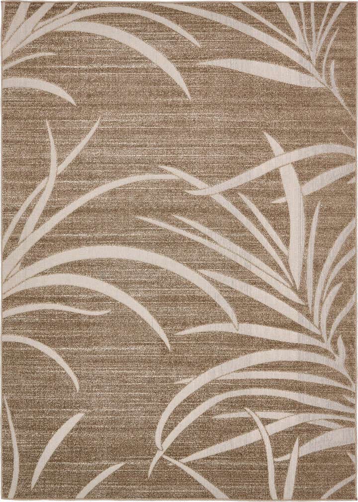 7' x 10' Easy-Clean Botanical Indoor / Outdoor Rug