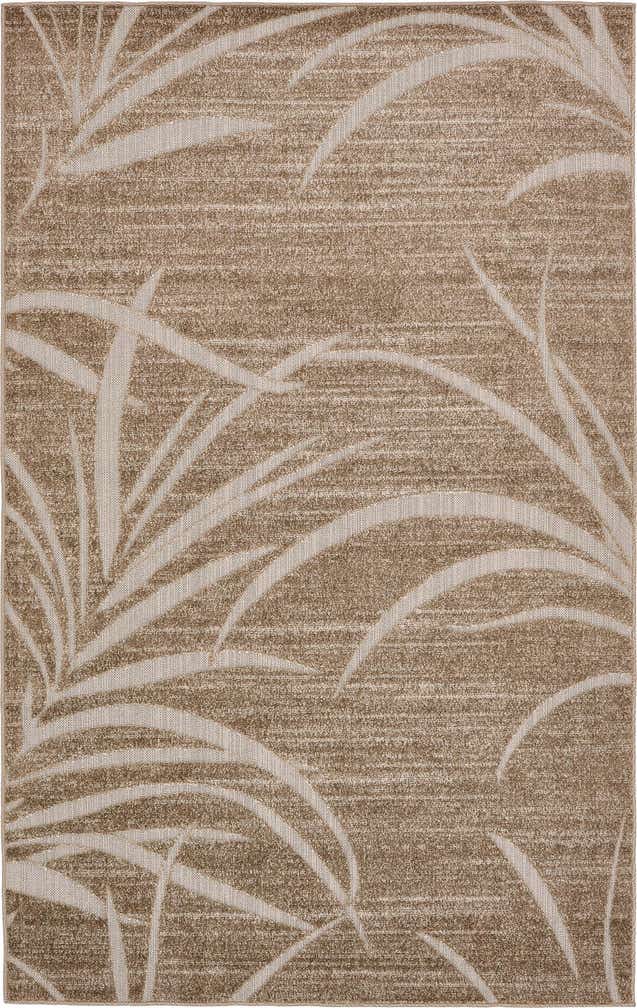 6' x 9' Easy-Clean Botanical Indoor / Outdoor Rug