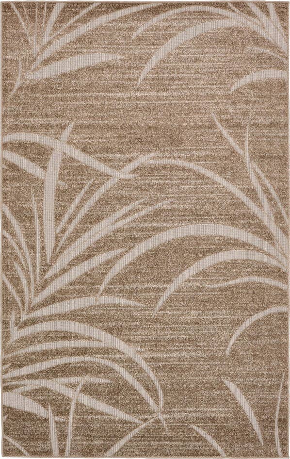 Detail image of 6' x 9' Easy-Clean Botanical Indoor / Outdoor Rug