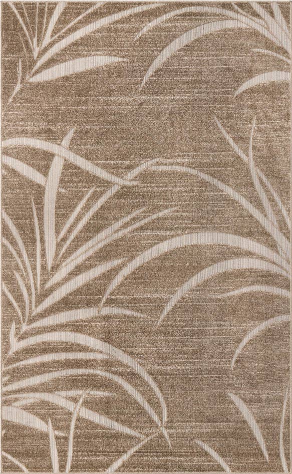 Detail image of 5' x 8' Easy-Clean Botanical Indoor / Outdoor Rug