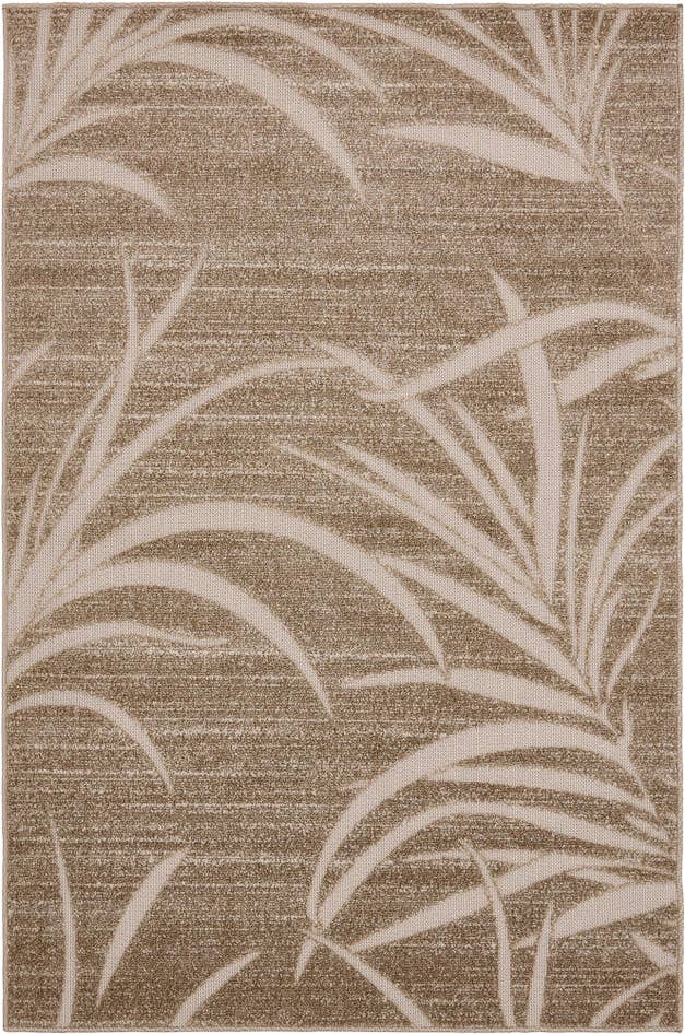 Detail image of 4' x 6' Easy-Clean Botanical Indoor / Outdoor Rug