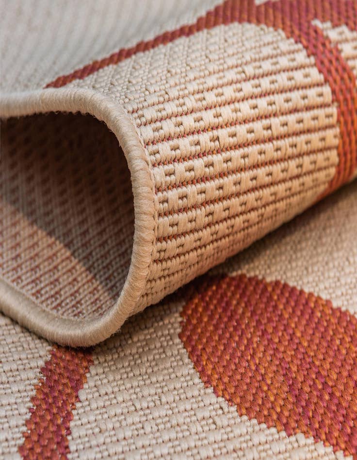 Detail image of 6' x 9'  Washable Botanical Indoor / Outdoor Rug