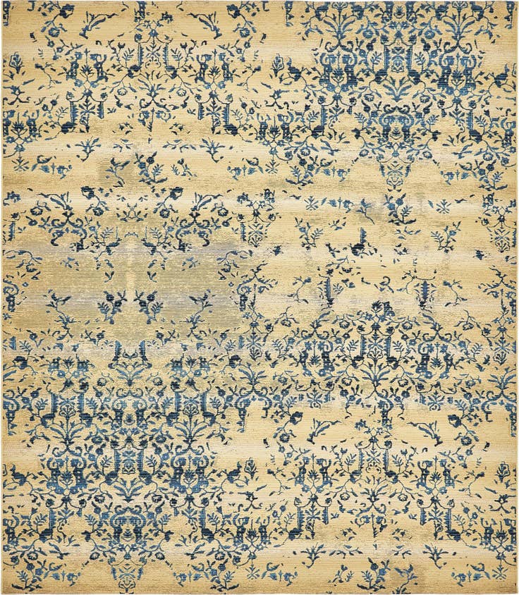 Detail image of 10' x 12' 2 Easy-Clean Botanical Indoor / Outdoor Rug