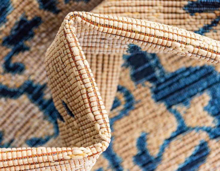 Detail image of 10' x 12' 2 Easy-Clean Botanical Indoor / Outdoor Rug