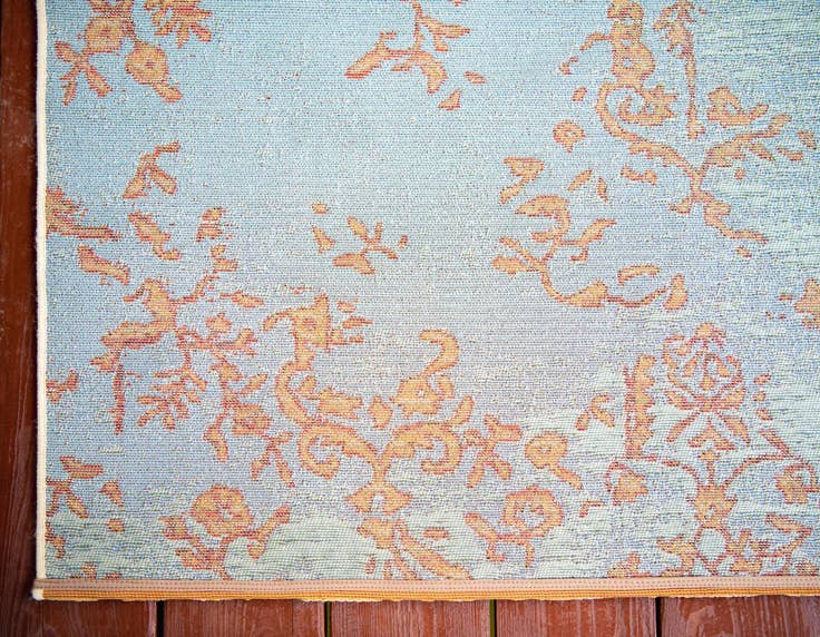 Detail image of 10' x 12' 2 Easy-Clean Botanical Indoor / Outdoor Rug