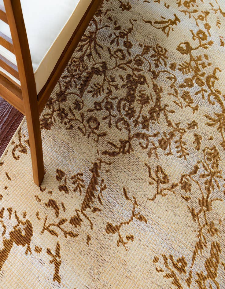 Detail image of 8' x 11' 4  Washable Botanical Indoor / Outdoor Rug