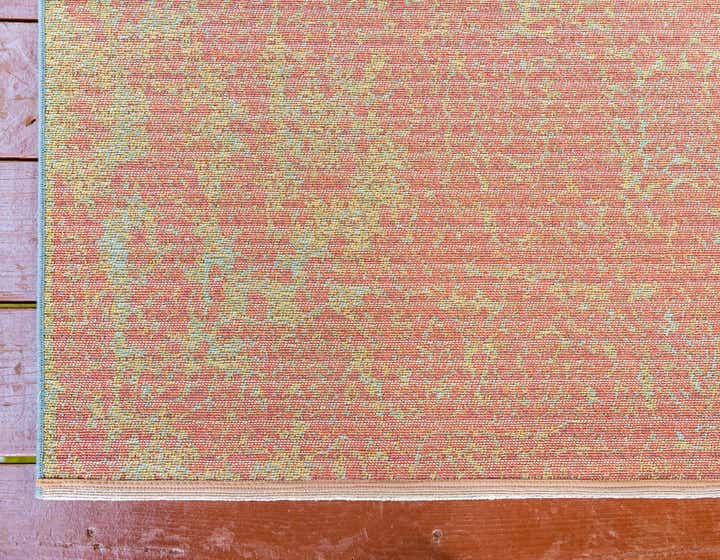 8' x 11' 4 Easy-Clean Botanical Indoor / Outdoor Rug