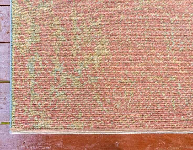 Detail image of 8' x 11' 4 Easy-Clean Botanical Indoor / Outdoor Rug