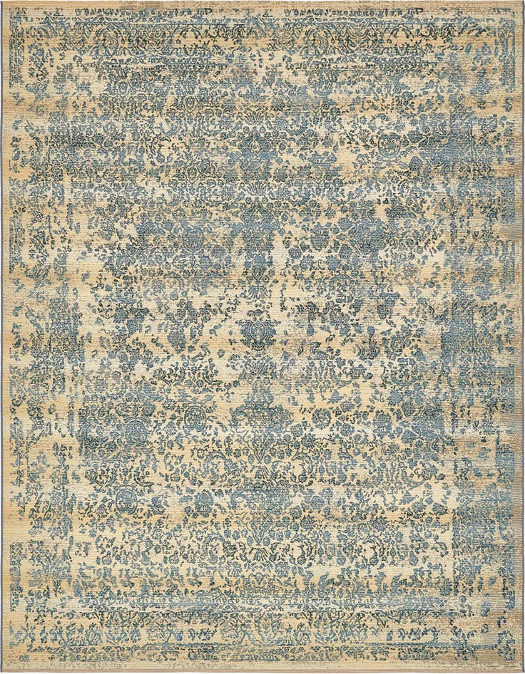Detail image of 8' x 11' 4 Easy-Clean Botanical Indoor / Outdoor Rug