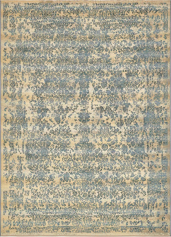 8' x 11' 4 Easy-Clean Botanical Indoor / Outdoor Rug