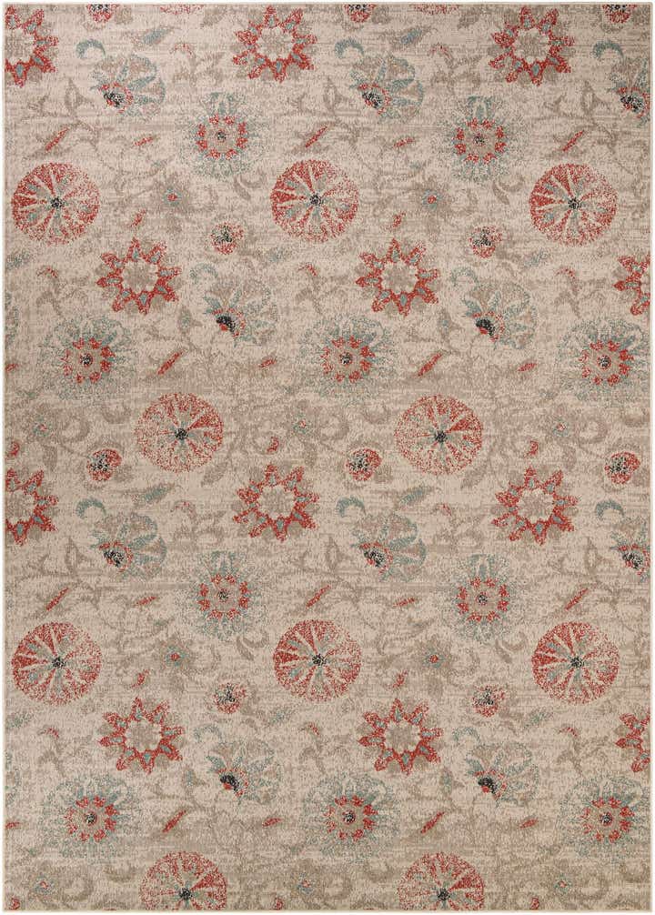 10' x 14' 2 Easy-Clean Botanical Indoor / Outdoor Rug
