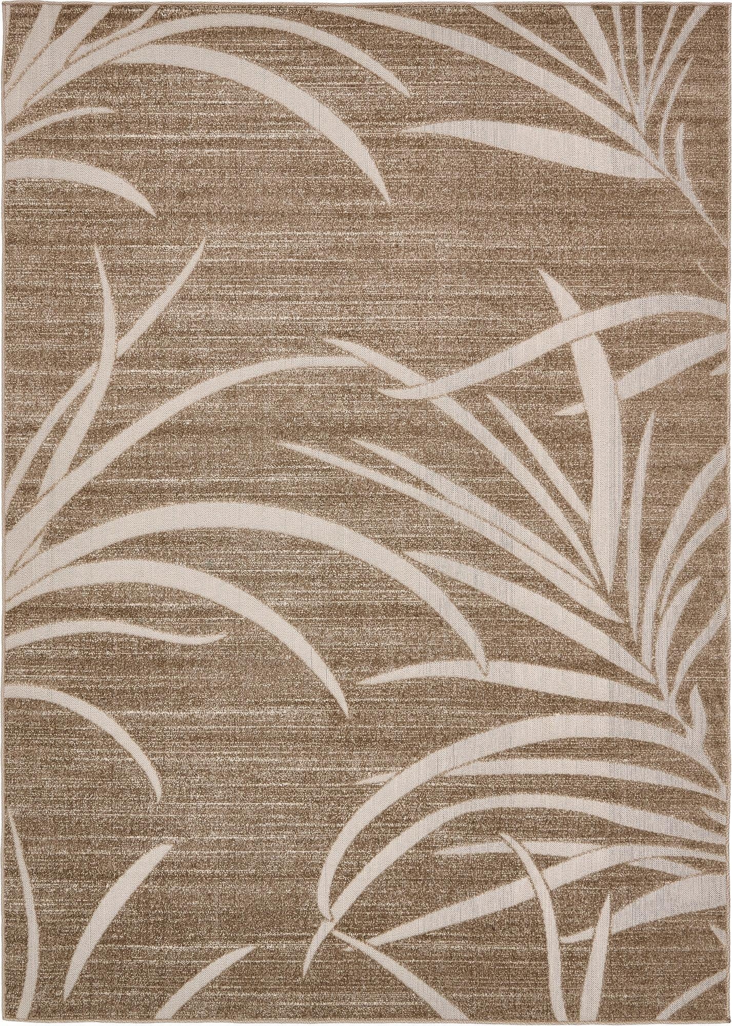 Primary image 7' x 10'  Washable Botanical Indoor / Outdoor Rug