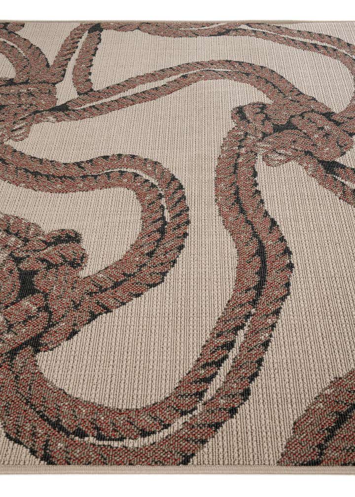 5' 3 x 7' 7 Easy-Clean Coastal Indoor / Outdoor Rug