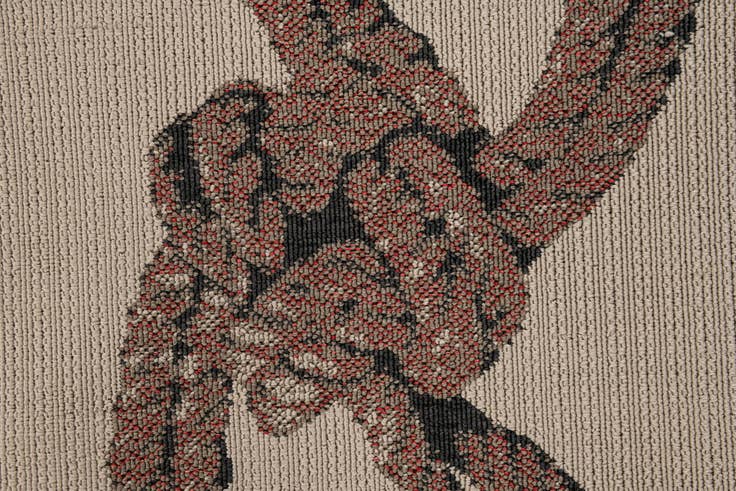 Detail image of 5' 3 x 7' 7 Easy-Clean Coastal Indoor / Outdoor Rug