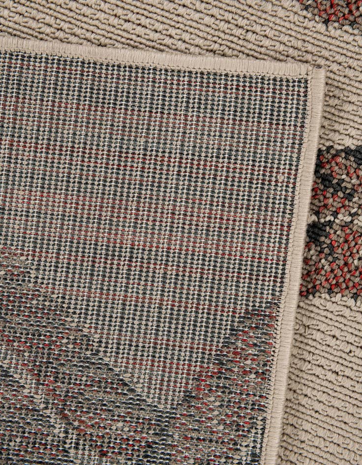 Detail image of 5' 3 x 7' 7  Washable Coastal Indoor / Outdoor Rug