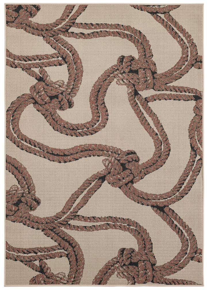 5' 3 x 7' 7 Easy-Clean Coastal Indoor / Outdoor Rug