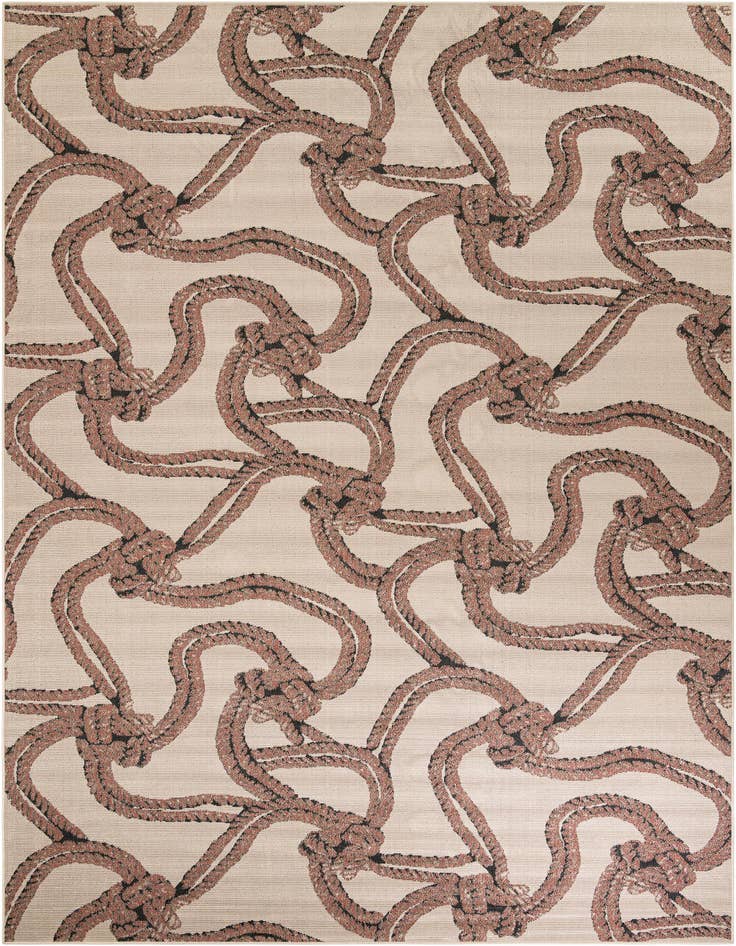 Detail image of 10' x 14' Easy-Clean Coastal Indoor / Outdoor Rug