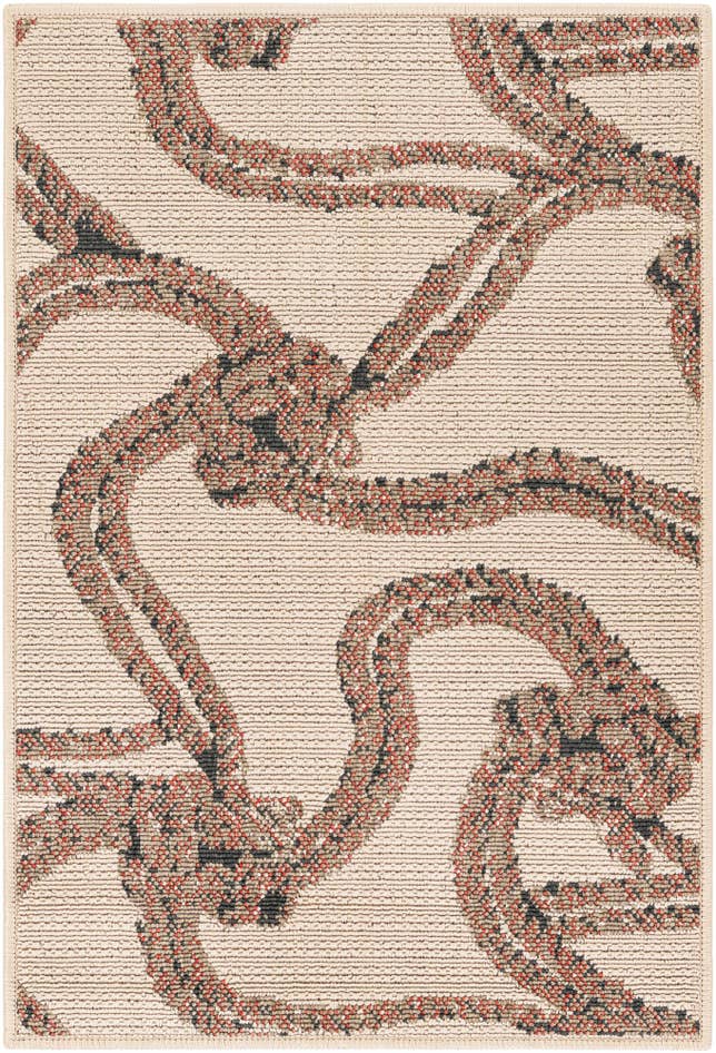 Detail image of 2' x 3' Easy-Clean Coastal Indoor / Outdoor Rug