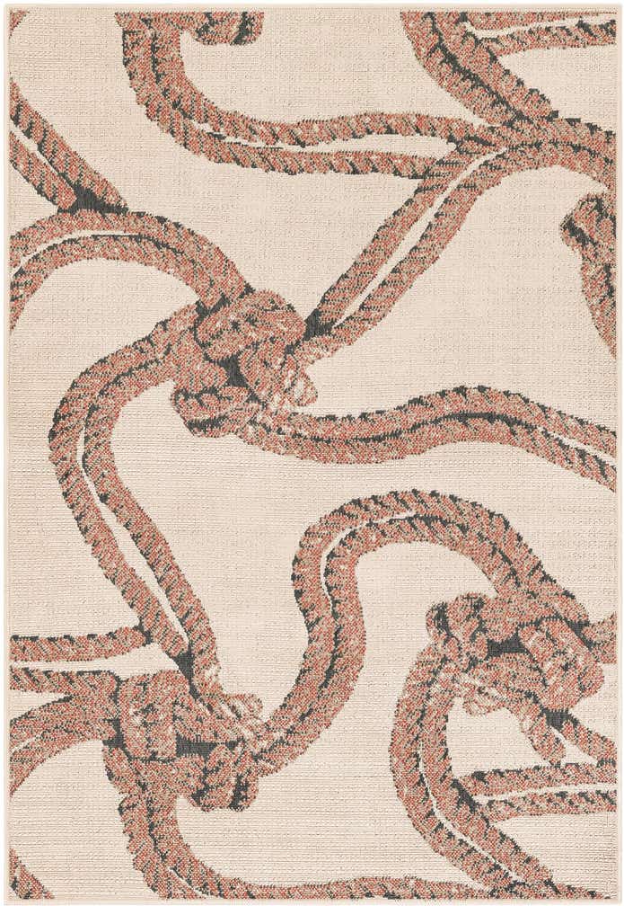 4' x 6' Easy-Clean Coastal Indoor / Outdoor Rug
