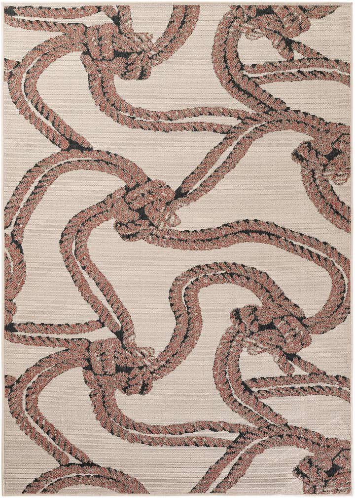 5' x 8' Easy-Clean Coastal Indoor / Outdoor Rug