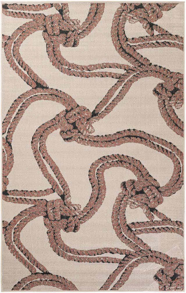 5' x 8' Easy-Clean Coastal Indoor / Outdoor Rug